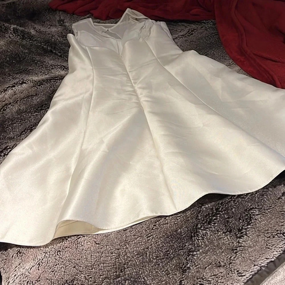 Alfred Sung White High Low Dress - Picture 12 of 13